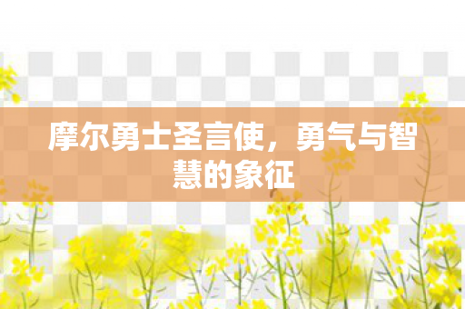 摩尔勇士圣言使，勇气与智慧的象征