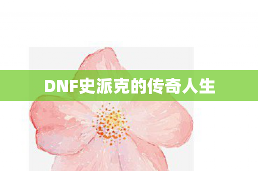 DNF史派克的传奇人生