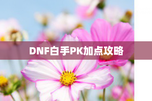 DNF白手PK加点攻略