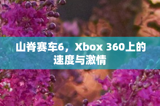 山脊赛车6，Xbox 360上的速度与激情