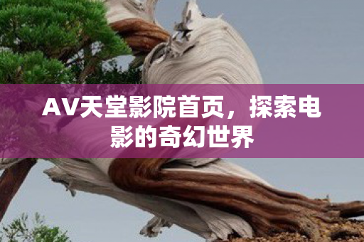 AV天堂影院首页，探索电影的奇幻世界
