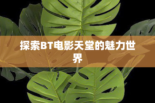 探索BT电影天堂的魅力世界 探索BT电影天堂的魅力世界
