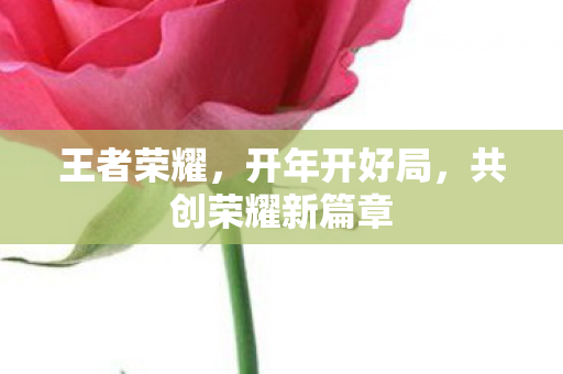 王者荣耀，开年开好局，共创荣耀新篇章