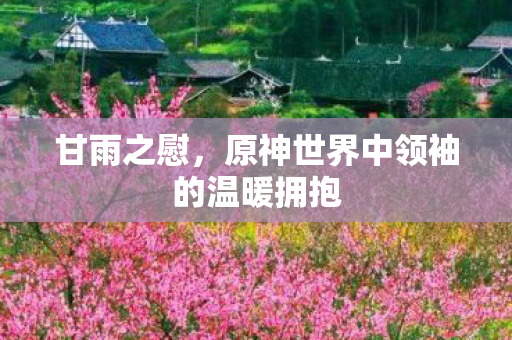 甘雨之慰，原神世界中领袖的温暖拥抱