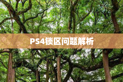 PS4锁区问题解析