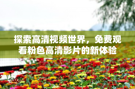 探索高清视频世界，免费观看粉色高清影片的新体验
