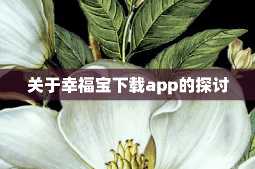 关于幸福宝下载app的探讨