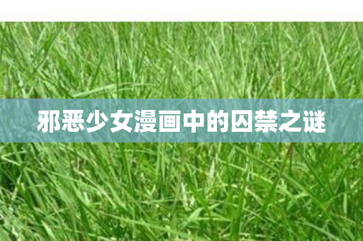 邪恶少女漫画中的囚禁之谜