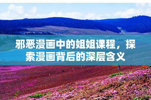 邪恶漫画中的姐姐课程，探索漫画背后的深层含义