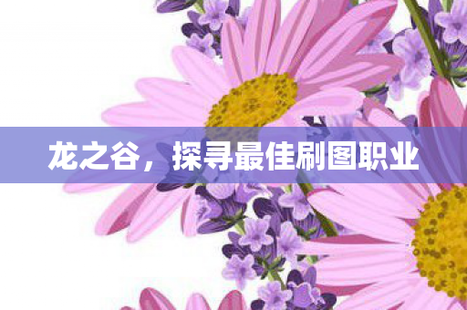 龙之谷，探寻最佳刷图职业