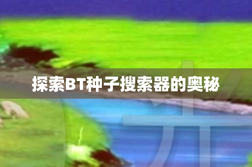 探索BT种子搜索器的奥秘