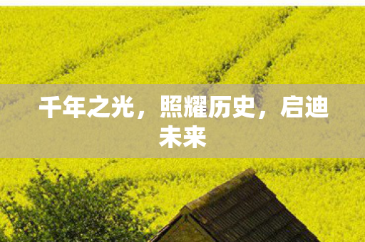 千年之光，照耀历史，启迪未来