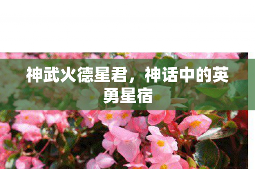 神武火德星君，神话中的英勇星宿