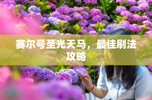 赛尔号圣光天马，最佳刷法攻略