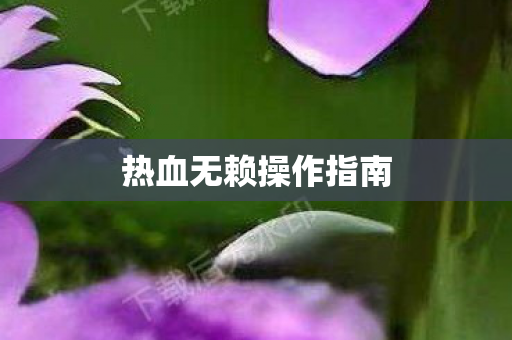 热血无赖操作指南