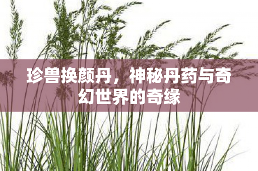 珍兽换颜丹，神秘丹药与奇幻世界的奇缘