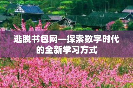 逃脱书包网—探索数字时代的全新学习方式 逃脱书包网—探索数字时代的全新学习方式
