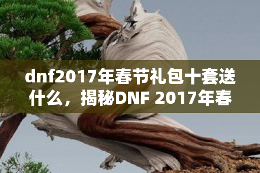 dnf2017年春节礼包十套送什么，揭秘DNF 2017年春节礼包，豪华内容，不容错过！