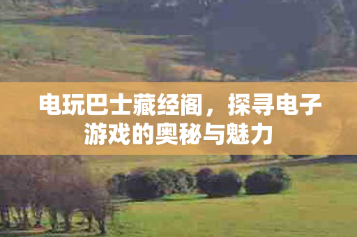 电玩巴士藏经阁，探寻电子游戏的奥秘与魅力
