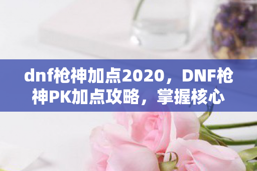 dnf枪神加点2020，DNF枪神PK加点攻略，掌握核心技能，成为战场霸主
