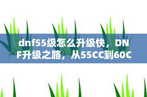 dnf55级怎么升级快，DNF升级之路，从55CC到60CC的进阶之旅