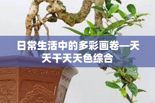 日常生活中的多彩画卷—天天干天天色综合