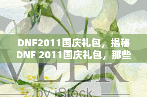 DNF2011国庆礼包，揭秘DNF 2011国庆礼包，那些令人心动的惊喜与福利！
