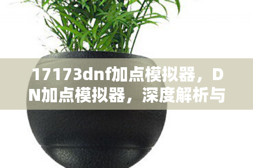 17173dnf加点模拟器，DN加点模拟器，深度解析与实用指南