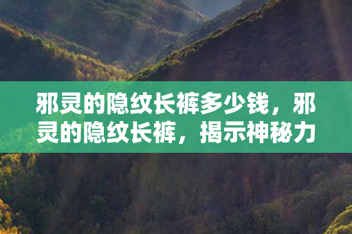 邪灵的隐纹长裤多少钱，邪灵的隐纹长裤，揭示神秘力量的秘密