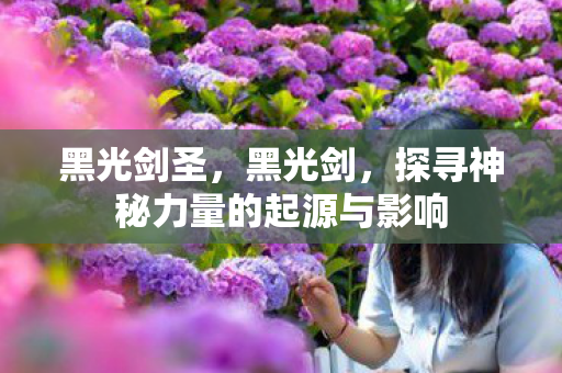 黑光剑圣，黑光剑，探寻神秘力量的起源与影响