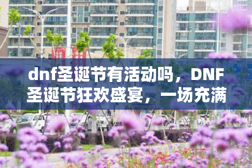 dnf圣诞节有活动吗，DNF圣诞节狂欢盛宴，一场充满惊喜与福利的盛宴